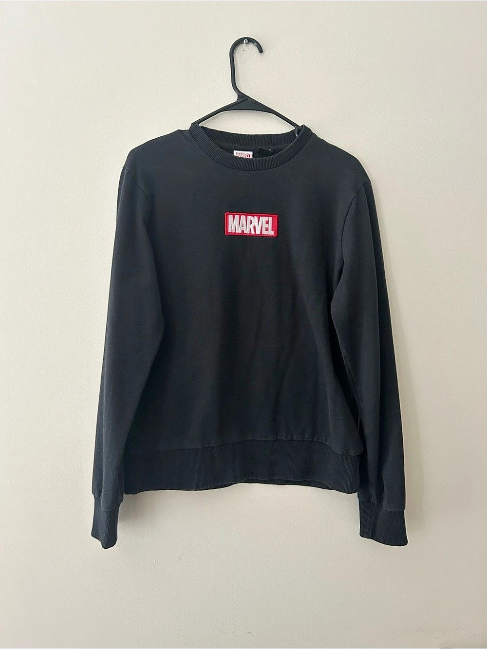Marvel Mad Engine Embroidered Box Logo Crewneck Sweatshirt Size XS